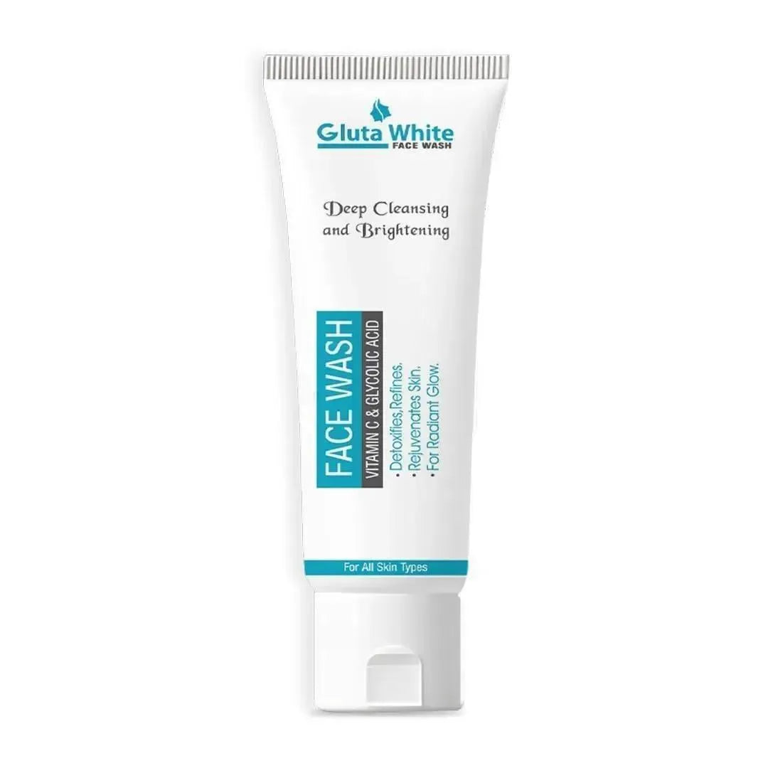 3 in 1 Skincare Bundle - Face Wash, Face Serum, and Whitening Cream Set
